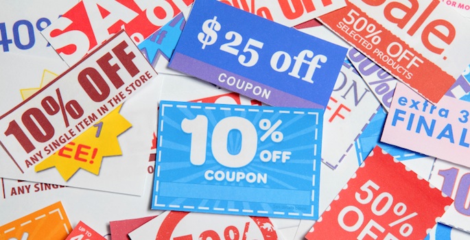 Coupon book or coupon newsletter